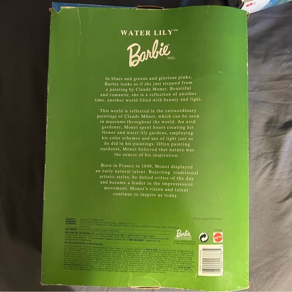 Claude Monet Limited Edition Barbie - Picture 3 of 3